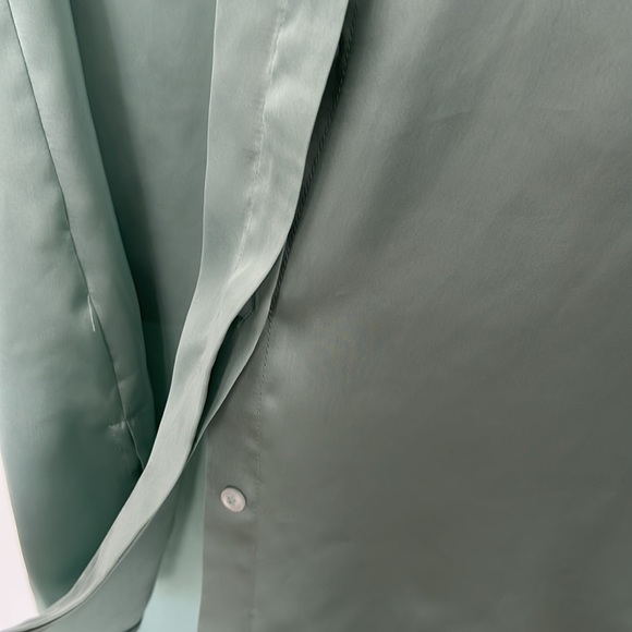 Tristan Button-Up Silk Blouse - Picture 3 of 3